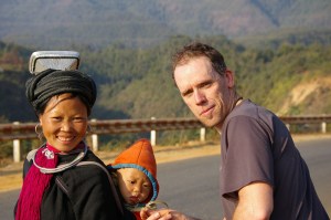 Rencontre magique d'une montagnarde dans le nord du Vietnam