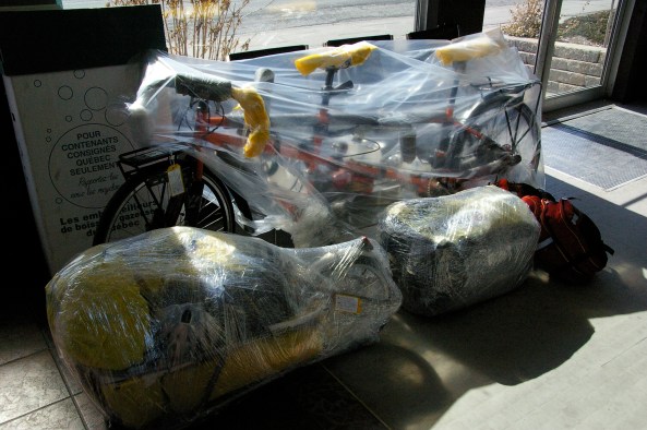 Au départ pour un long voyage.